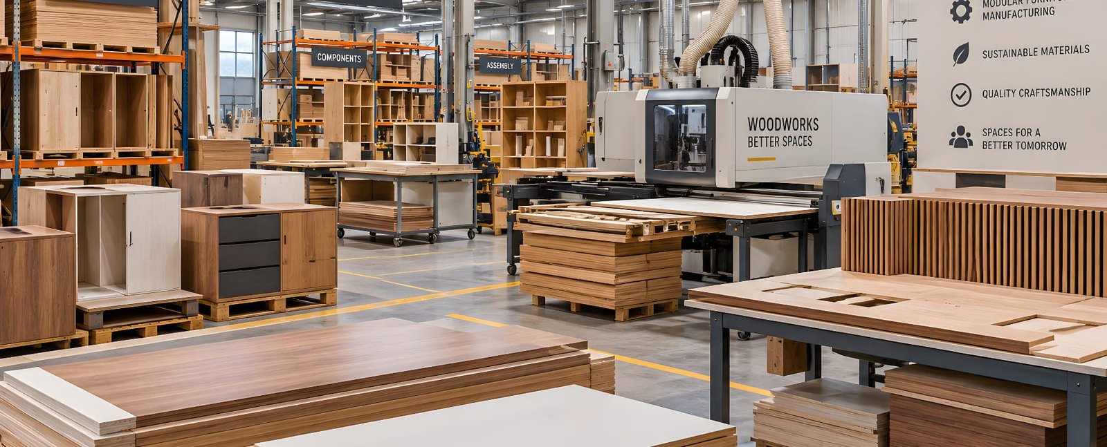 Modular furniture manufacturing