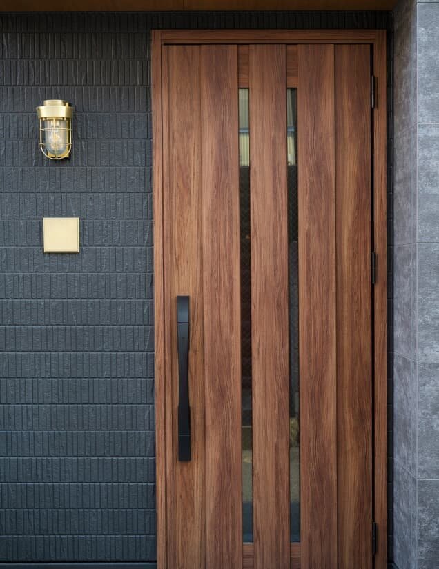 Custom wooden doors